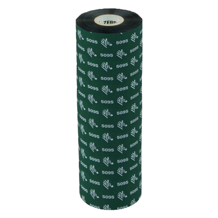 Красящая лента (Риббон) Zebra 5095 Resin High-Performance (220mm x 450m, resin, втулка 1